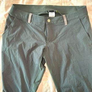 Under Armour Women’s Storm1 HeatGear Water Resistant Green Pants Size 12